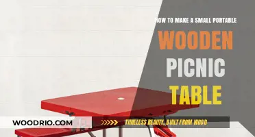 Crafting a Compact Wooden Picnic Table for On-the-Go Dining