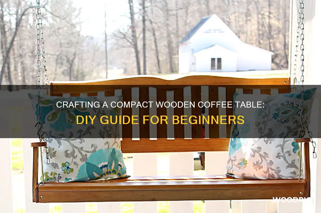 how to make a small wooden coffee table
