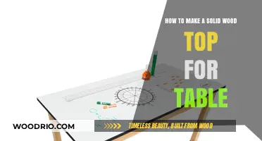 Crafting a Durable Solid Wood Tabletop: Step-by-Step Guide