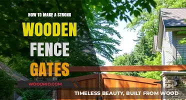 Crafting Durable Wooden Fence Gates: A Step-by-Step Guide