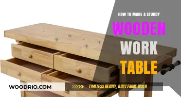 Crafting a Durable Wooden Work Table: Essential Steps and Tips