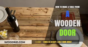 Transforming Old Wooden Doors into Stunning DIY Tables: A Step-by-Step Guide
