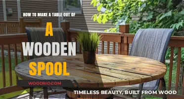Crafting a Unique Wooden Spool Table: DIY Guide