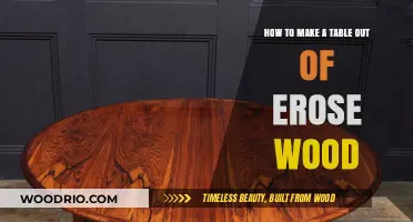 Crafting a Stunning Table from Erose Wood: A Step-by-Step Guide