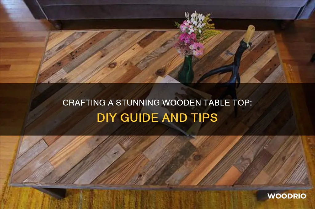 how to make a table top from wood