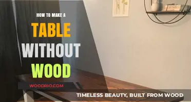 Creative DIY Table Ideas: Crafting Without Wood for Unique Designs