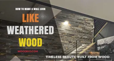 Achieving a Weathered Wood Look on Your Walls: A DIY Guide