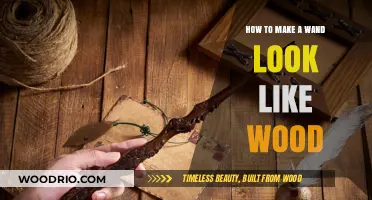 Crafting Magic: A Guide to Making Your Wand Look Like Wood