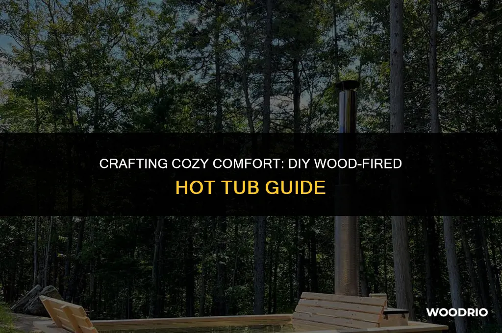 how to make a wood burning hot tub