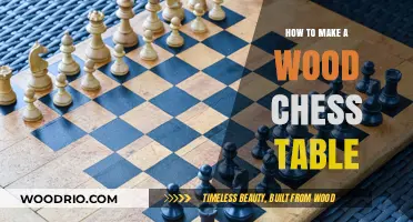 Crafting a Stunning Wood Chess Table: Step-by-Step DIY Guide