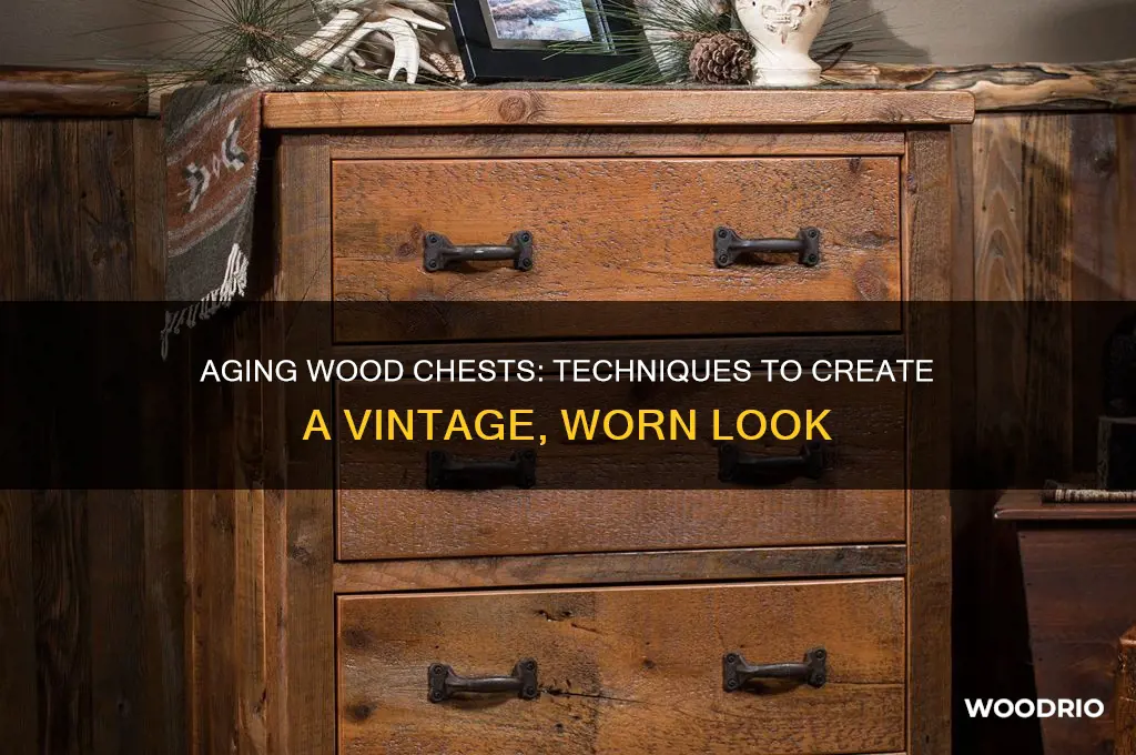 how to make a wood chest look old