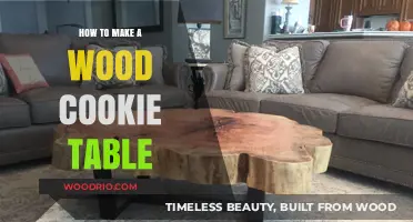 Crafting a Rustic Wood Cookie Table: Step-by-Step DIY Guide
