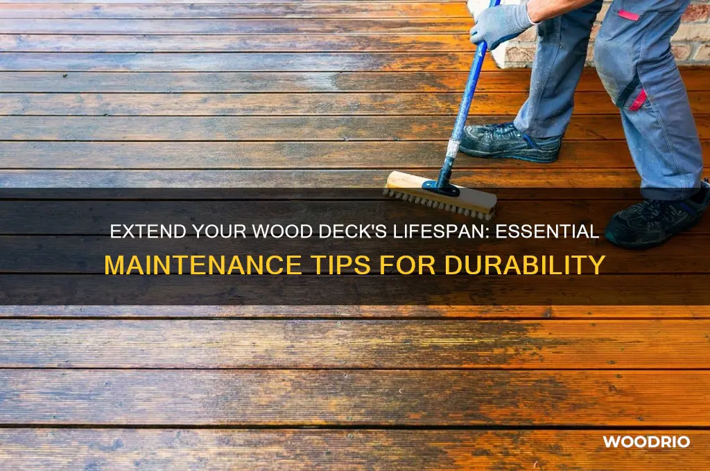 how to make a wood deck last longer