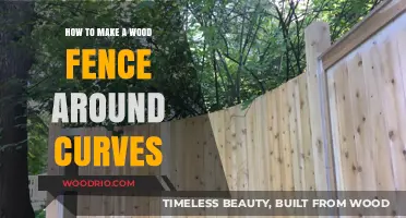 Crafting Elegance: A Guide to Building Wood Fences Around Curves