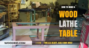Crafting a Wood Lathe Table: Step-by-Step DIY Guide