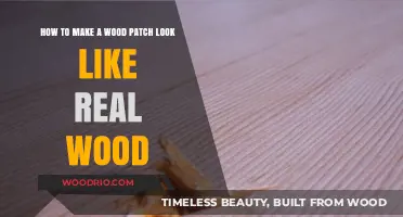 Mastering the Art of Wood Patch Repair: A Realistic Finish