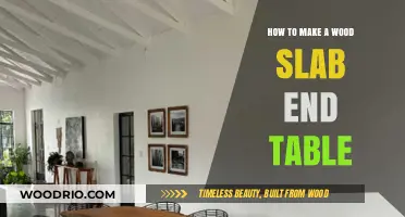 Crafting a Stunning Wood Slab End Table: DIY Guide