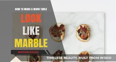 Transform Wood to Marble: Easy DIY Table Makeover Guide