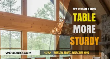 Strengthen Your Wood Table: Easy Tips for Enhanced Stability and Durability