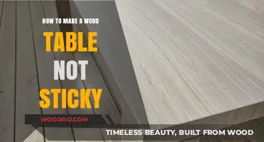 Effective Tips to Remove Stickiness from Your Wood Table Surface