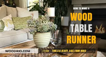 Crafting a Rustic Wood Table Runner: DIY Guide for Beginners