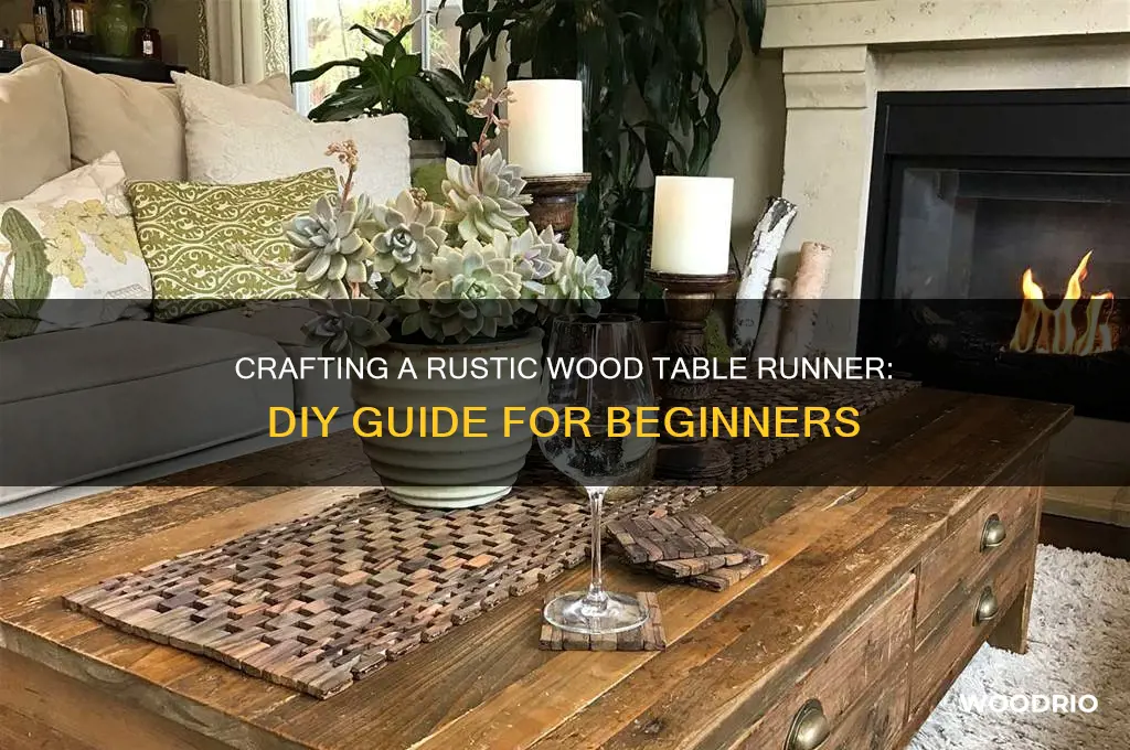 how to make a wood table runner