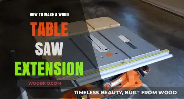 DIY Woodworking: Crafting a Table Saw Extension for Precision Cuts