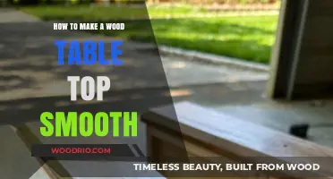 Mastering Wood Table Top Smoothing: Essential Techniques for a Flawless Finish