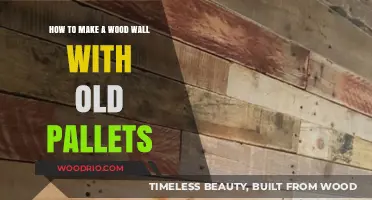 Transform Old Pallets into a Stunning DIY Wood Wall