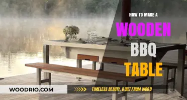 Crafting the Perfect Wooden BBQ Table: A Step-by-Step Guide