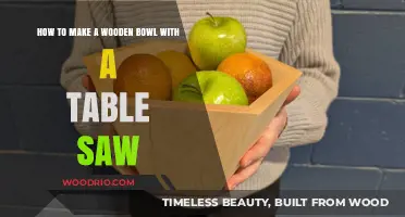 Crafting a Wooden Bowl: Table Saw Techniques for Beginners