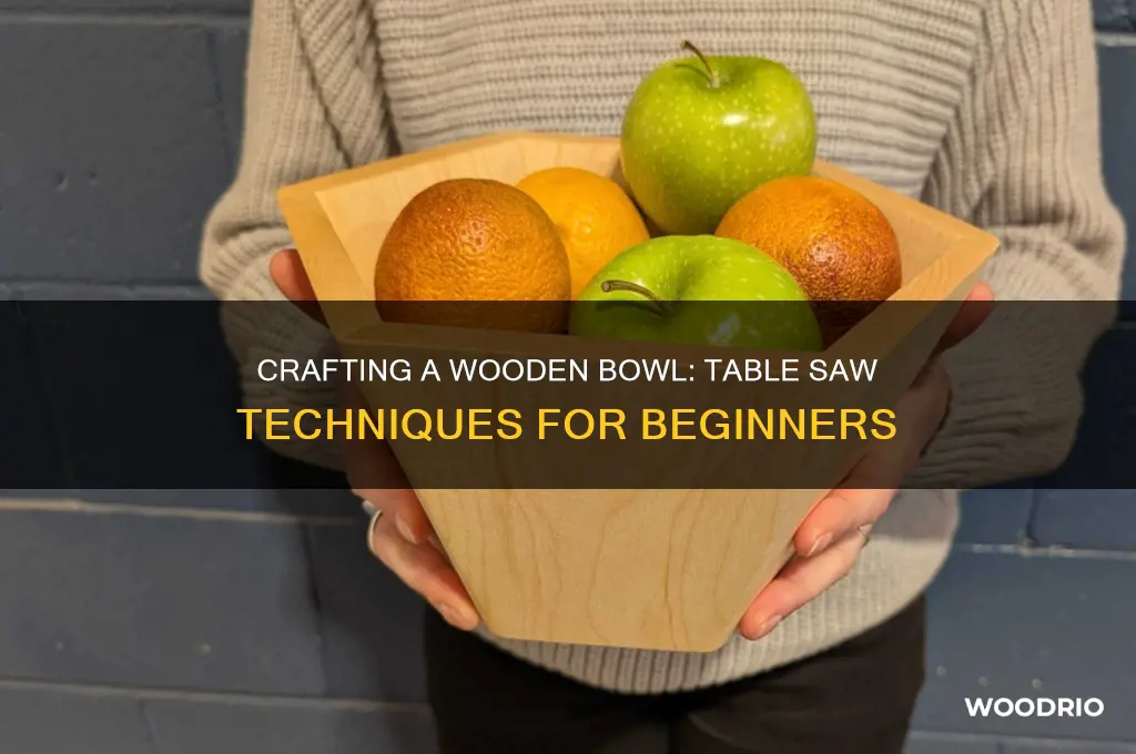 how to make a wooden bowl with a table saw
