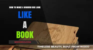 Crafting Illusion: Transforming a Wooden Box into a Book-like Masterpiece