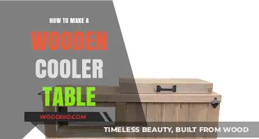 Crafting a DIY Wooden Cooler Table: Step-by-Step Guide