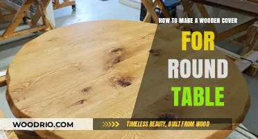 Crafting a Perfect Wooden Cover for Your Round Table: DIY Guide