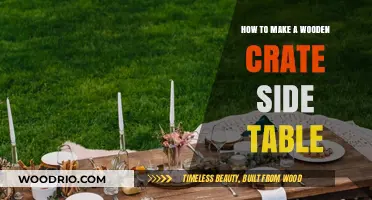 DIY Wooden Crate Side Table: Easy Upcycling Project Guide