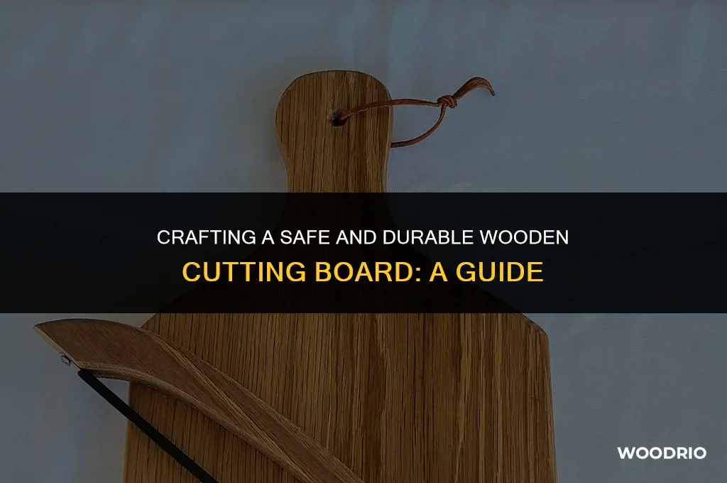 how to make a wooden cutting board food safe