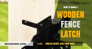 Crafting a Secure Wooden Fence Latch: A Step-by-Step Guide