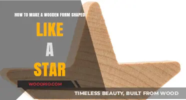 Crafting a Star-Shaped Wooden Form: A Step-by-Step Guide