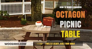 Crafting a Stunning Wooden Octagon Picnic Table: DIY Guide