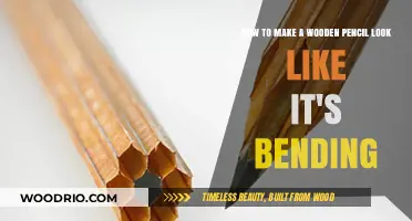 Crafting Illusions: The Art of a Bending Wooden Pencil