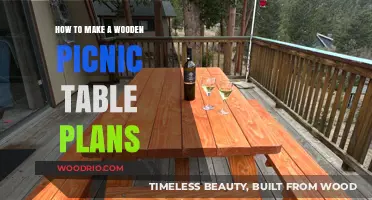 DIY Wooden Picnic Table Plans: Easy Steps for Outdoor Dining