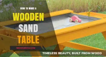 Crafting a Wooden Sand Table: DIY Guide for Creative Play