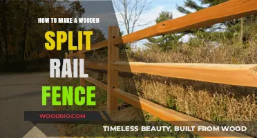 Crafting Rustic Charm: A Guide to Building Wooden Split Rail Fences