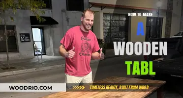 Crafting a Stunning Wooden Table: Step-by-Step DIY Guide