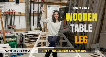 Crafting Sturdy Wooden Table Legs: A Step-by-Step DIY Guide