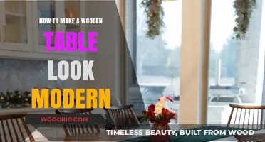 Modernize Your Wooden Table: Stylish Updates for a Contemporary Look
