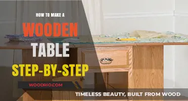 Crafting a Sturdy Wooden Table: A Detailed Step-by-Step Guide