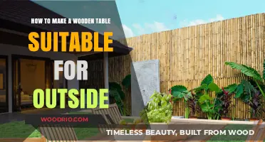 Crafting a Durable Wooden Outdoor Table: Essential Steps and Tips
