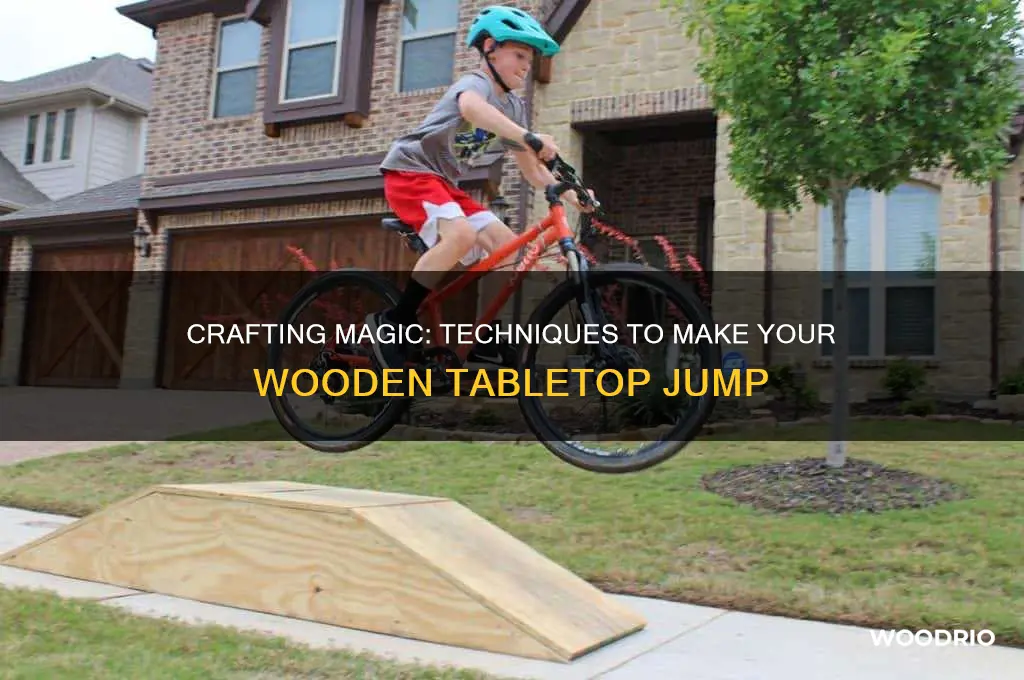 how to make a wooden table top jump